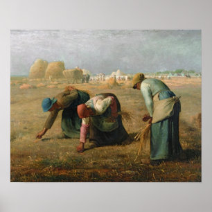 Poster Les glaneurs, 1857