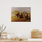 Poster Les Glaneuses 1857 par Jean-François Millet (Cuisine)