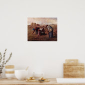 Poster Les Gleaners de Jean-François Millet (Cuisine)