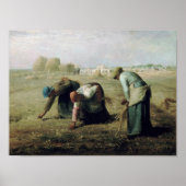 Poster Les Gleaners, Jean-François Millet, 1857 (Devant)