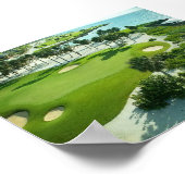 Poster Les golfeurs moment le plus effrayant, belle photo (Coin)