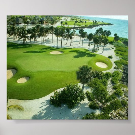 Poster Les golfeurs moment le plus effrayant, belle photo (Devant)