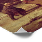 Poster Les golfeurs sur la glace près de Haarlem, 1668 (Coin)