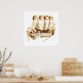 Poster Les Goonies Pirate Ship Aquarelle Graphique (Cuisine)