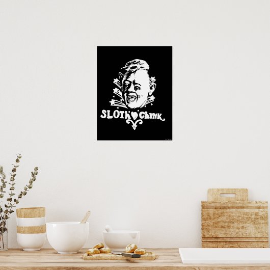 Poster Les Goonies "Sloth ♥ Chunk" (Cuisine)