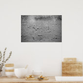 Poster Les gouttes de pluie dans une tempête (Cuisine)