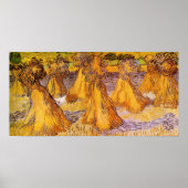 Poster Les grains du blé par Vincent van Gogh (Devant)