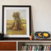 Poster Les grains du blé par Vincent van Gogh