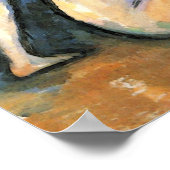 Poster Les Grandes Baignoires de Paul Cezanne (Coin)