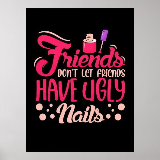 Poster Les Grands Amis Ont Des Ongles Vilains (Devant)