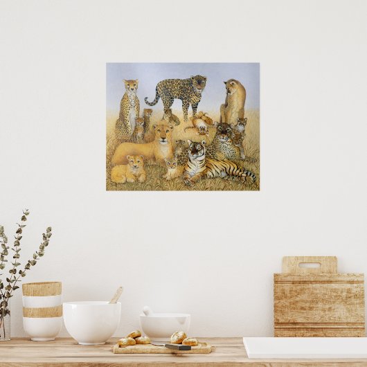 Poster Les grands chats (Cuisine)