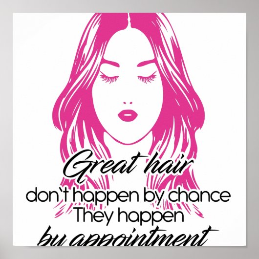 Poster Les grands cheveux n'arrivent pas par hasard (Devant)