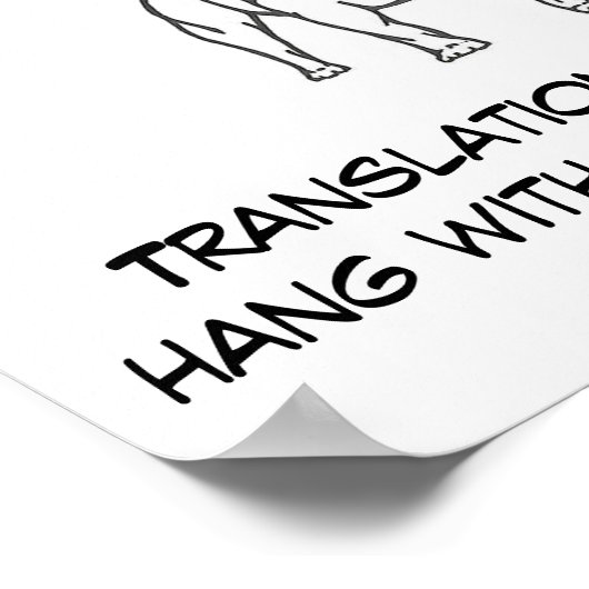 Poster Les grands chiens (Coin)