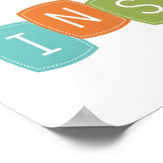 Poster Les grands enseignants inspirent (Coin)