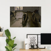 Poster Les gratte-ciels de Gustave Caillebotte (Bureau à domicile)