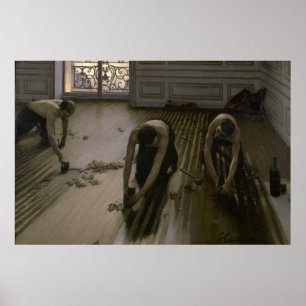 Poster Les gratte-ciels de Gustave Caillebotte