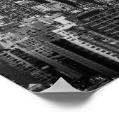 Poster Les gratte-ciels de New York rencontrent les carre (Coin)