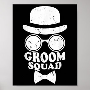 Poster Les Groomsmen Mariage De Groom Squad Mariage Et Ba