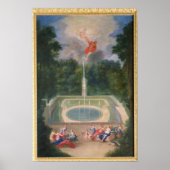 Poster Les Groves de Versailles avec Mars (Devant)