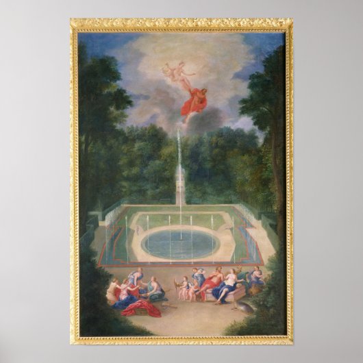 Poster Les Groves de Versailles avec Mars (Devant)