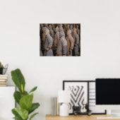 Poster Les guerriers de Terra Cotta dans l'empereur Qin S (Bureau à domicile)