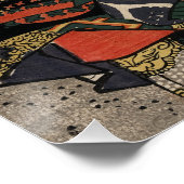 Poster Les guerriers samouraïs Tadanori et Noritsune (Coin)