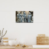 Poster Les guerriers Terra-cotta, Xi'an, Chine (Cuisine)