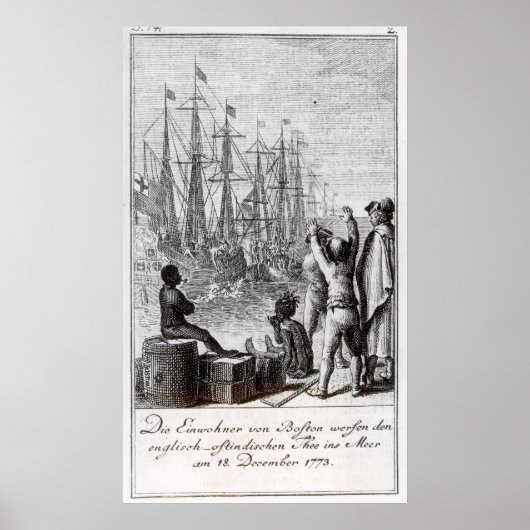 Poster Les habitants de Boston Throw (Devant)