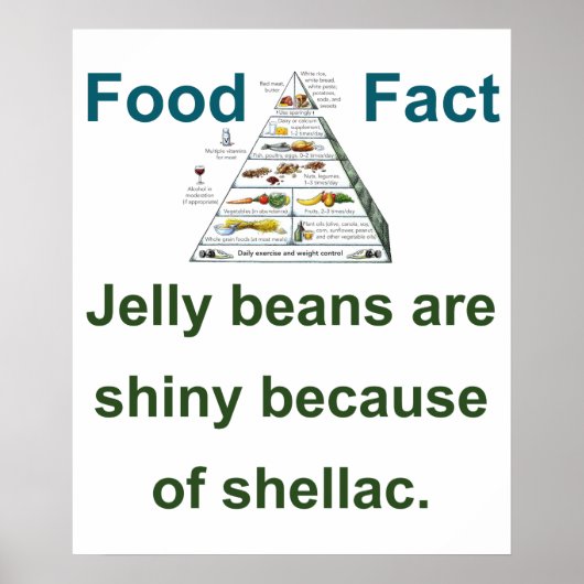 Poster Les Haricots De Jelly Sont Brillants En Raison De  (Devant)