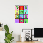 Poster Les héros pikmin (Bureau à domicile)