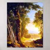 Poster Les hêtres par Asher Brown Durand (Devant)