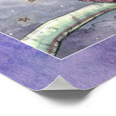 Poster Les Hiboux et l'Impression de Lune (Coin)