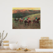 Poster Les hippocampes dans un paysage, 1894, Edgar Degas (Cuisine)