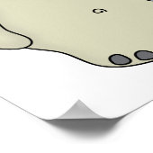 Poster Les hippopotames se brossent les dents (Coin)