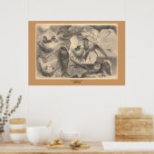 Poster Les hirondelles de falaise (Cuisine)