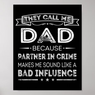 Poster Les hommes appellent papa parce que partenaire dan