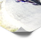 Poster Les hommes en bleu (Coin)