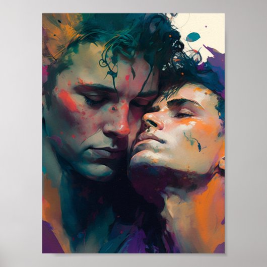 Poster Les Hommes homosexuels amoureux (Devant)