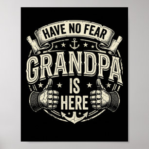Poster Les hommes je n'ai pas peur grand-père est là