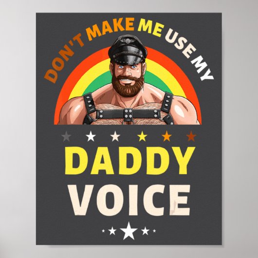 Poster Les hommes ne me font pas utiliser ma voix de papa (Devant)