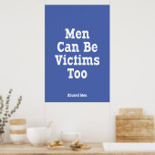 Poster Les hommes peuvent aussi être victimes (Cuisine)