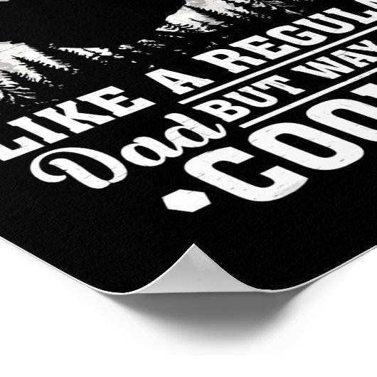 Poster Les Hommes Poulet Papa Comme Un Père Régulier Drôl (Coin)