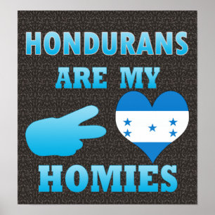 Poster Les honduriens sont mes Hommes