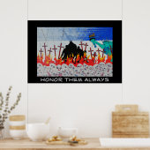 POSTER LES HONORER TOUJOURS (Cuisine)