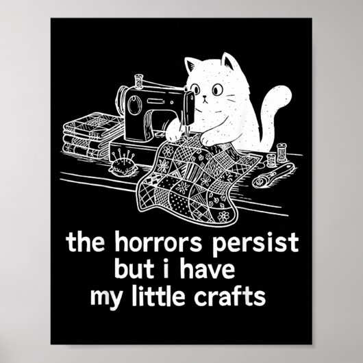 Poster Les horreurs persistent mais ont peu d'artisanat d (Devant)