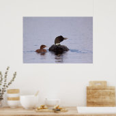 Poster Les huards sur le lac fourré (Cuisine)