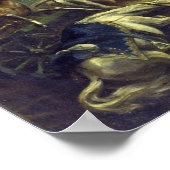 Poster Les hussards de la Garde attaquent près de Varsovi (Coin)