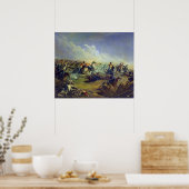 Poster Les hussards de la Garde attaquent près de Varsovi (Cuisine)