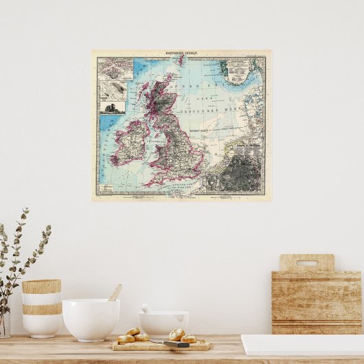 Poster Les îles britanniques (Cuisine)