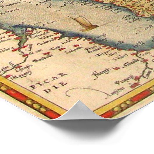 Poster Les îles britanniques (Coin)